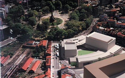 Projecto de Rafael Viñoly para a Casa da Música