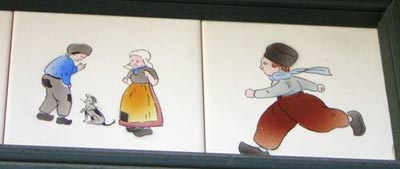 Azulejos no quiosque