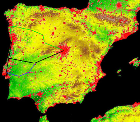 Mapa do TGV