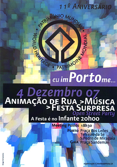 Cartaz das comemorações