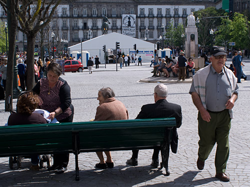Avenida dos Aliados e Praça da Liberdade