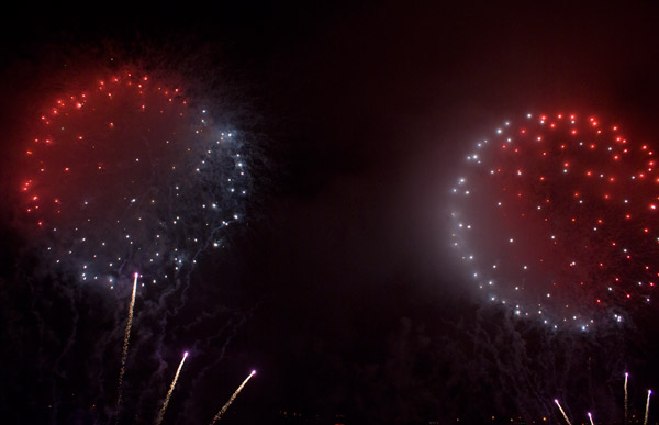 Fogo de artifício no S. João