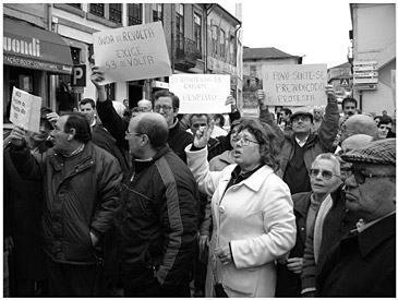 Protestos na rua